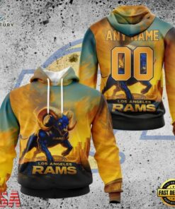 NFL Los Angeles Rams Special Realistic Design Hoodie, T Shirt, Sweatshirt, Sports Fans 3D Shirt Nfl Los Angeles Rams Special Realistic Design Hoodie T Shirt Sweatshirt 1