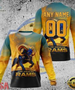 NFL Los Angeles Rams Special Realistic Design Hoodie, T Shirt, Sweatshirt, Sports Fans 3D Shirt Nfl Los Angeles Rams Special Realistic Design Hoodie T Shirt Sweatshirt 2