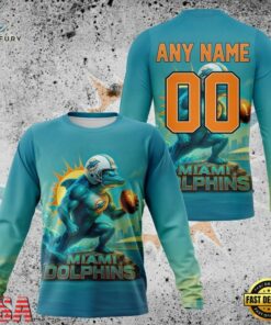 NFL Miami Dolphins Special Realistic Design Hoodie, T Shirt, Sweatshirt, Sports Fans 3D Shirt Nfl Miami Dolphins Special Realistic Design Hoodie T Shirt Sweatshirt 2