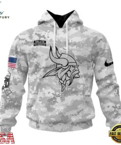 NFL Minnesota Vikings Arctic Camo Salute To Service 2026 Design Hoodie, T Shirt, Sweatshirt, Sports Fans 3D Shirt Nfl Minnesota Vikings Arctic Camo Salute TO Service 2026 Design Hoodie T Shirt Sweatshirt 1