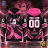 NHL Anaheim Ducks Pink Fights Breast Cancer 2026 Personalized Hoodie Shirt, NHL Hockey 3D Shirt Nhl Anaheim Ducks Pink Fights Breast Cancer 2026 Personalized Hoodie Shirt