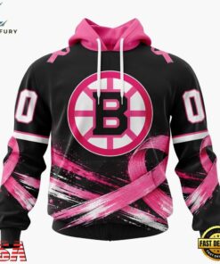 NHL Boston Bruins 2026 Hockey Pink Fights Breast Cancer Design Hoodie, TShirt, Sweatshirt, NHL Hockey 3D Shirt Nhl Boston Bruins 2026 Hockey Pink Fights Breast Cancer Design Hoodie Tshirt Sweatshirt 1