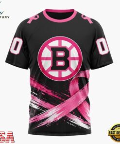 NHL Boston Bruins 2026 Hockey Pink Fights Breast Cancer Design Hoodie, TShirt, Sweatshirt, NHL Hockey 3D Shirt Nhl Boston Bruins 2026 Hockey Pink Fights Breast Cancer Design Hoodie Tshirt Sweatshirt 2
