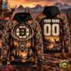 NHL Boston Bruins 2026 Personalized Hunting Camo Design Hoodie, NHL Hockey 3D Shirt Nhl Boston Bruins 2026 Personalized Hunting Camo Design Hoodie