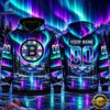 NHL Boston Bruins Special Design With Northern Lights 2026 Hoodie Shirt, NHL Hockey 3D Shirt Nhl Boston Bruins Special Design With Northern Lights 2026 Hoodie Shirt