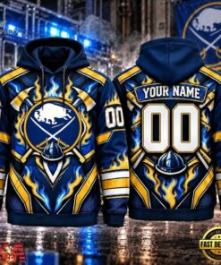 NHL Buffalo Sabres 2026 Honoring Firefighters Personalized Hoodie Shirt, NHL Hockey 3D Shirt Nhl Buffalo Sabres 2026 Honoring Firefighters Personalized Hoodie Shirt