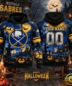 NHL Buffalo Sabres Special Halloween 2026 Design Hoodie Shirt, NHL Hockey 3D Shirt Nhl Buffalo Sabres Special Halloween 2026 Design Hoodie Shirt