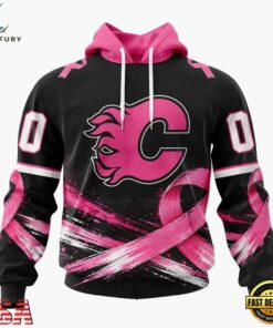 NHL Calgary Flames 2026 Hockey Pink Fights Breast Cancer Design Hoodie, TShirt, Sweatshirt, NHL Hockey 3D Shirt Nhl Calgary Flames 2026 Hockey Pink Fights Breast Cancer Design Hoodie Tshirt Sweatshirt 1