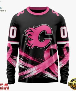 NHL Calgary Flames 2026 Hockey Pink Fights Breast Cancer Design Hoodie, TShirt, Sweatshirt, NHL Hockey 3D Shirt Nhl Calgary Flames 2026 Hockey Pink Fights Breast Cancer Design Hoodie Tshirt Sweatshirt 4