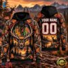 NHL Chicago Blackhawks 2026 Personalized Hunting Camo Design Hoodie, NHL Hockey 3D Shirt Nhl Chicago Blackhawks 2026 Personalized Hunting Camo Design Hoodie