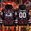 NHL Colorado Avalanche 2026 Honoring Firefighters Personalized Hoodie Shirt, NHL Hockey 3D Shirt Nhl Colorado Avalanche 2026 Honoring Firefighters Personalized Hoodie Shirt