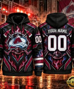 NHL Colorado Avalanche 2026 Honoring Firefighters Personalized Hoodie Shirt, NHL Hockey 3D Shirt Nhl Colorado Avalanche 2026 Honoring Firefighters Personalized Hoodie Shirt