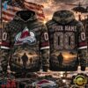 NHL Colorado Avalanche Military Appreciation Design Personalized Hoodie, NHL Hockey 3D Shirt Nhl Colorado Avalanche Military Appreciation Design Personalized Hoodie