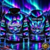 NHL Colorado Avalanche Special Design With Northern Lights 2026 Hoodie Shirt, NHL Hockey 3D Shirt Nhl Colorado Avalanche Special Design With Northern Lights 2026 Hoodie Shirt