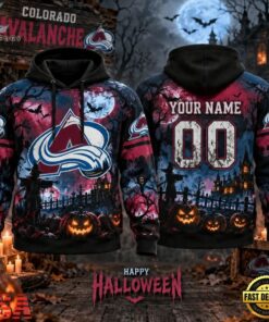 NHL Colorado Avalanche Special Halloween 2026 Design Hoodie Shirt, NHL Hockey 3D Shirt Nhl Colorado Avalanche Special Halloween 2026 Design Hoodie Shirt