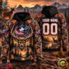 NHL Columbus Blue Jackets 2026 Personalized Hunting Camo Design Hoodie, NHL Hockey 3D Shirt 2 NHL Columbus Blue Jackets 2026 Personalized Hunting Camo Design Hoodie, NHL Hockey 3D Shirt Nhl Columbus Blue Jackets 2026 Personalized Hunting Camo Design Hoodie