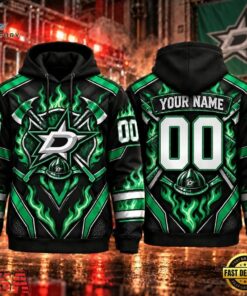 NHL Dallas Stars 2026 Honoring Firefighters Personalized Hoodie Shirt, NHL Hockey 3D Shirt Nhl Dallas Stars 2026 Honoring Firefighters Personalized Hoodie Shirt