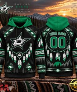 NHL Dallas Stars 2026 Native American Heritage Design Hoodie Shirt, NHL Hockey 3D Shirt Nhl Dallas Stars 2026 Native American Heritage Design Hoodie Shirt