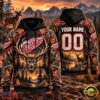 NHL Detroit Red Wings 2026 Personalized Hunting Camo Design Hoodie, NHL Hockey 3D Shirt Nhl Detroit Red Wings 2026 Personalized Hunting Camo Design Hoodie