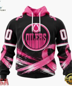 NHL Edmonton Oilers 2026 Hockey Pink Fights Breast Cancer Design Hoodie, TShirt, Sweatshirt, NHL Hockey 3D Shirt Nhl Edmonton Oilers 2026 Hockey Pink Fights Breast Cancer Design Hoodie Tshirt Sweatshirt 1