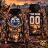 NHL Edmonton Oilers 2026 Personalized Hunting Camo Design Hoodie, NHL Hockey 3D Shirt Nhl Edmonton Oilers 2026 Personalized Hunting Camo Design Hoodie