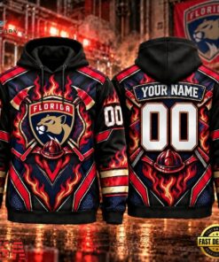 NHL Florida Panthers 2026 Honoring Firefighters Personalized Hoodie Shirt, NHL Hockey 3D Shirt Nhl Florida Panthers 2026 Honoring Firefighters Personalized Hoodie Shirt