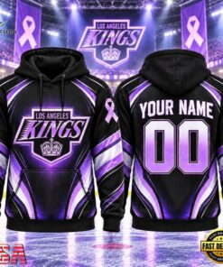 NHL Los Angeles Kings 2026 Hockey Fights Cancer Personalized Hoodie Shirt, NHL Hockey 3D Shirt Nhl Los Angeles Kings 2026 Hockey Fights Cancer Personalized Hoodie Shirt