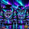 NHL Los Angeles Kings Special Design With Northern Lights 2026 Hoodie Shirt, NHL Hockey 3D Shirt Nhl Los Angeles Kings Special Design With Northern Lights 2026 Hoodie Shirt