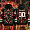 NHL Minnesota Wild 2026 Honoring Firefighters Personalized Hoodie Shirt, NHL Hockey 3D Shirt Nhl Minnesota Wild 2026 Honoring Firefighters Personalized Hoodie Shirt