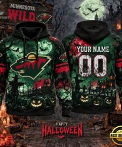 NHL Minnesota Wild Special Halloween 2026 Design Hoodie Shirt, NHL Hockey 3D Shirt Nhl Minnesota Wild Special Halloween 2026 Design Hoodie Shirt