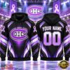 NHL Montreal Canadiens 2026 Hockey Fights Cancer Personalized Hoodie Shirt, NHL Hockey 3D Shirt Nhl Montreal Canadiens 2026 Hockey Fights Cancer Personalized Hoodie Shirt