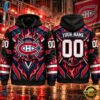 NHL Montreal Canadiens 2026 Honoring Firefighters Personalized Hoodie Shirt, NHL Hockey 3D Shirt Nhl Montreal Canadiens 2026 Honoring Firefighters Personalized Hoodie Shirt