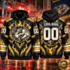 NHL Nashville Predators 2026 Honoring Firefighters Personalized Hoodie Shirt, NHL Hockey 3D Shirt Nhl Nashville Predators 2026 Honoring Firefighters Personalized Hoodie Shirt