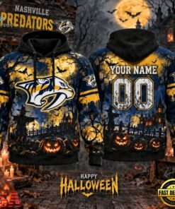 NHL Nashville Predators Special Halloween 2026 Design Hoodie Shirt, NHL Hockey 3D Shirt Nhl Nashville Predators Special Halloween 2026 Design Hoodie Shirt