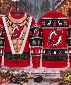 NHL New Jersey Devils Funny Body Christmas Ugly Sweater, NHL Hockey 3D Shirt Nhl New Jersey Devils Funny Body Christmas Ugly Sweater