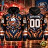 NHL New York Islanders 2026 Honoring Firefighters Personalized Hoodie Shirt, NHL Hockey 3D Shirt Nhl New York Islanders 2026 Honoring Firefighters Personalized Hoodie Shirt