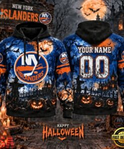NHL New York Islanders Special Halloween 2026 Design Hoodie Shirt, NHL Hockey 3D Shirt Nhl New York Islanders Special Halloween 2026 Design Hoodie Shirt
