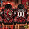 NHL Ottawa Senators 2026 Honoring Firefighters Personalized Hoodie Shirt, NHL Hockey 3D Shirt Nhl Ottawa Senators 2026 Honoring Firefighters Personalized Hoodie Shirt