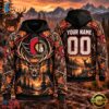 NHL Ottawa Senators 2026 Personalized Hunting Camo Design Hoodie, NHL Hockey 3D Shirt Nhl Ottawa Senators 2026 Personalized Hunting Camo Design Hoodie