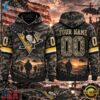 NHL Pittsburgh Penguins Military Appreciation Design Personalized Hoodie, NHL Hockey 3D Shirt Nhl Pittsburgh Penguins Military Appreciation Design Personalized Hoodie