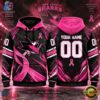 NHL San Jose Sharks Pink Fights Breast Cancer 2026 Personalized Hoodie Shirt, NHL Hockey 3D Shirt Nhl San Jose Sharks Pink Fights Breast Cancer 2026 Personalized Hoodie Shirt