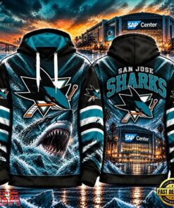 NHL San Jose Sharks Special Mascot Design Concept Kit 2026 Hoodie Shirt, NHL Hockey 3D Shirt Nhl San Jose Sharks Special Mascot Design Concept Kit 2026 Hoodie Shirt