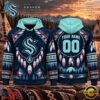 NHL Seattle Kraken 2026 Native American Heritage Design Hoodie Shirt, NHL Hockey 3D Shirt Nhl Seattle Kraken 2026 Native American Heritage Design Hoodie Shirt