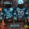 NHL Seattle Kraken Special Halloween 2026 Design Hoodie Shirt, NHL Hockey 3D Shirt Nhl Seattle Kraken Special Halloween 2026 Design Hoodie Shirt