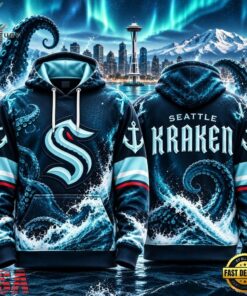 NHL Seattle Kraken Special Mascot Design Concept Kit 2026 Hoodie Shirt, NHL Hockey 3D Shirt Nhl Seattle Kraken Special Mascot Design Concept Kit 2026 Hoodie Shirt