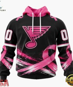 NHL St. Louis Blues 2026 Hockey Pink Fights Breast Cancer Design Hoodie, TShirt, Sweatshirt, NHL Hockey 3D Shirt Nhl ST Louis Blues 2026 Hockey Pink Fights Breast Cancer Design Hoodie Tshirt Sweatshirt 1