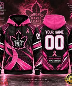 NHL Toronto Maple Leafs Pink Fights Breast Cancer 2026 Personalized Hoodie Shirt, NHL Hockey 3D Shirt Nhl Toronto Maple Leafs Pink Fights Breast Cancer 2026 Personalized Hoodie Shirt