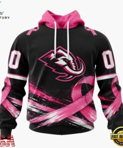 NHL Utah Mammoth 2026 Hockey Pink Fights Breast Cancer Design Hoodie, TShirt, Sweatshirt, NHL Hockey 3D Shirt Nhl Utah Mammoth 2026 Hockey Pink Fights Breast Cancer Design Hoodie Tshirt Sweatshirt 1