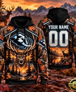 NHL Utah Mammoth 2026 Personalized Hunting Camo Design Hoodie, NHL Hockey 3D Shirt Nhl Utah Mammoth 2026 Personalized Hunting Camo Design Hoodie