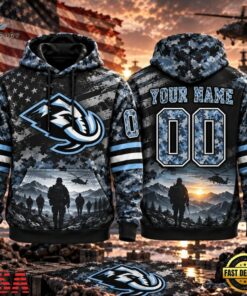 NHL Utah Mammoth Military Appreciation Design Personalized Hoodie, NHL Hockey 3D Shirt Nhl Utah Mammoth Military Appreciation Design Personalized Hoodie